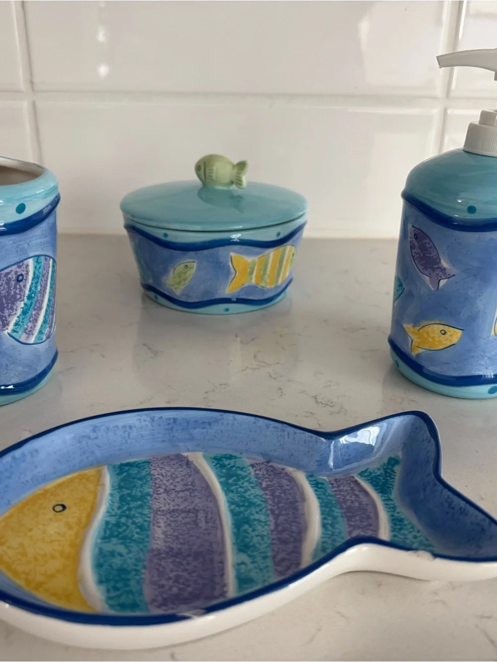5-Piece Ocean Bathroom Set